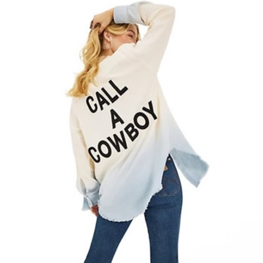 Wrangler x Lainey Wilson Call a Cowboy Western Snap Shirt Size Small NEW